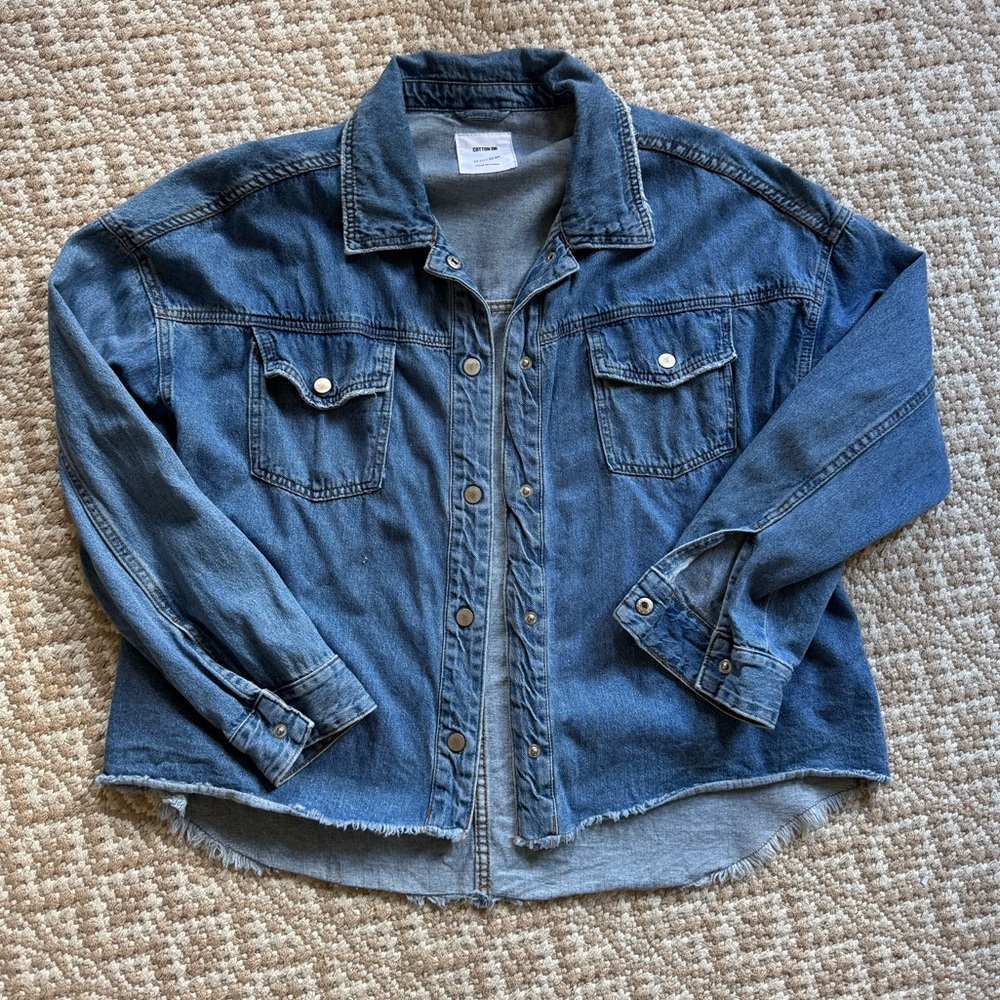 COTTON ON Popped Denim Shacket